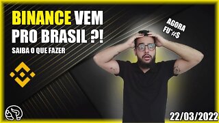 Binance No Brasil? Entenda Como Isso TE AFETA! Análise Bitcoin 22/03/2022