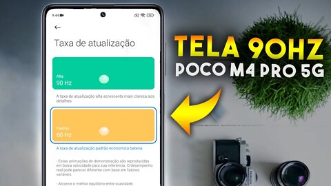 Como ATIVAR TELA DE 90Hz no Poco M4 PRO 5G