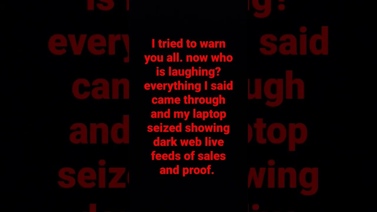 warned you all.