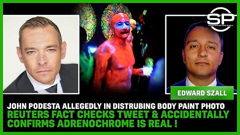 DISTRUBING Body Paint Photo Reuters Fact Checks Tweet & Accidentally CONFIRMS ADRENOCHROME Is REAL!