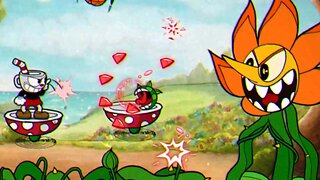 Cuphead - Floral Fury Boss Fight