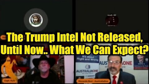 SG Anon, Gene Decode, Riccardo Bosi & Capt Kyle- The Trump Intel Not Released