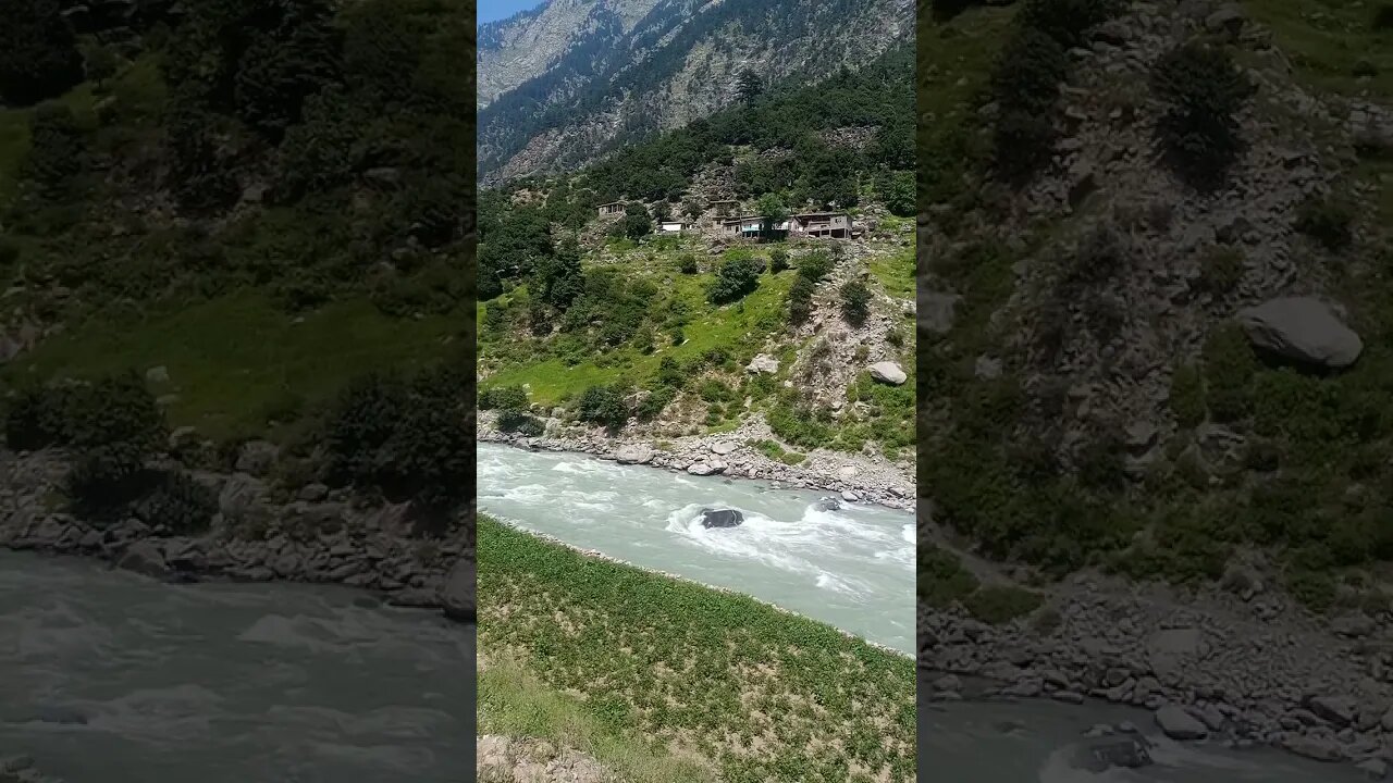 River Swat and Green Mountains