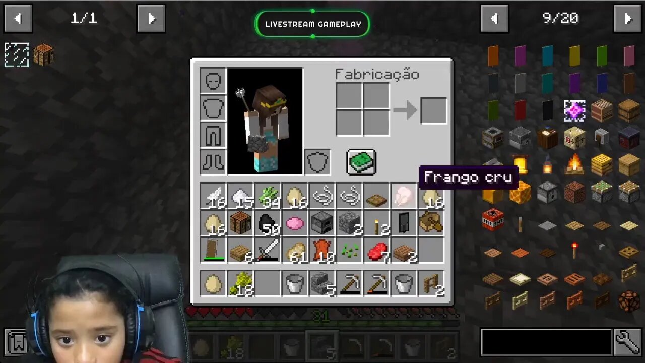 Live de Minecraft Malu Nunes er #Pai_Eoroper EP13
