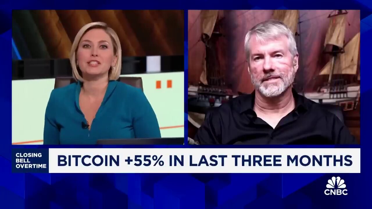 MicroStrategy's Michael Saylor: "Bitcoin will EXPLODE into a MASSIVE Bull Run in 2024" 🪙📈⬆️🐂