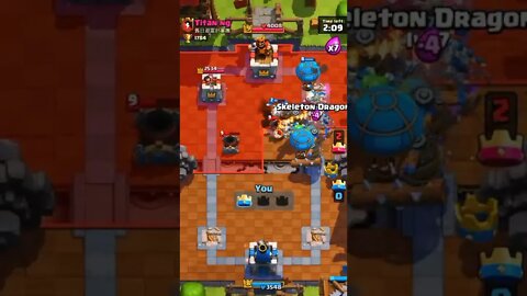 VS Jorge - Legendary's Infinite Elixir - Clash Royale #shorts