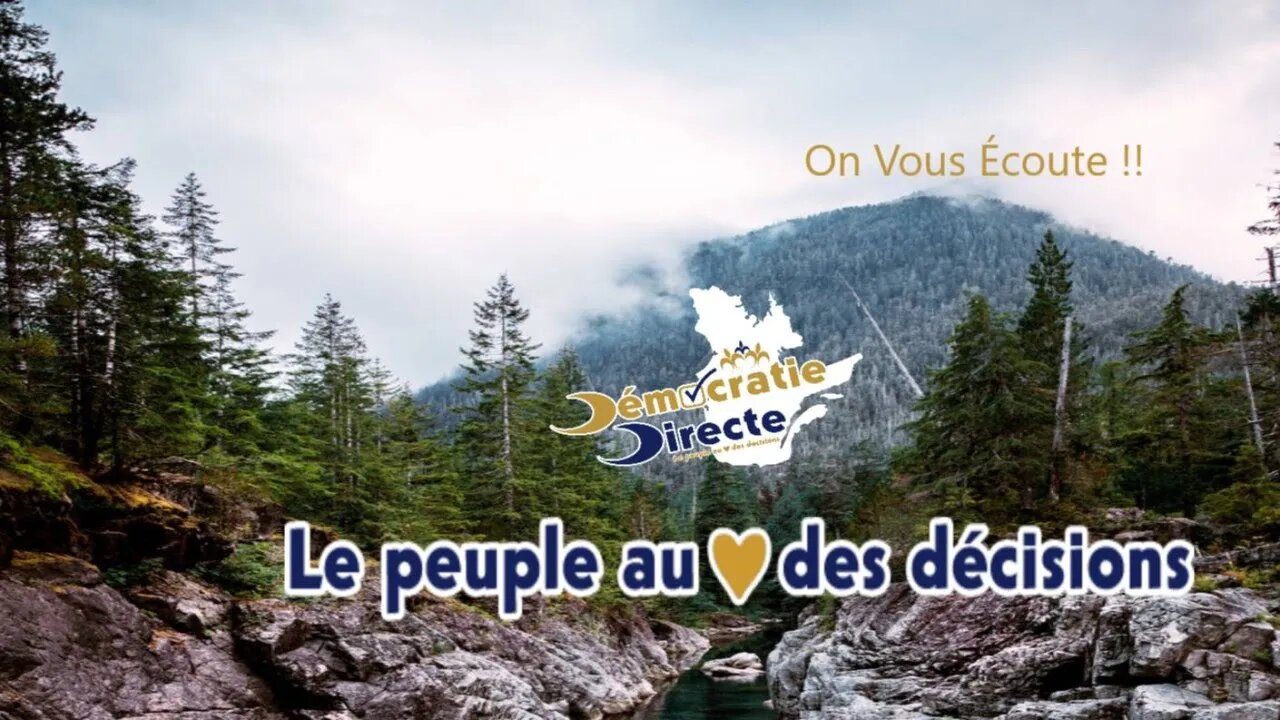 Ressources Naturelles avec Démocratie Directe, On vous écoute !!!