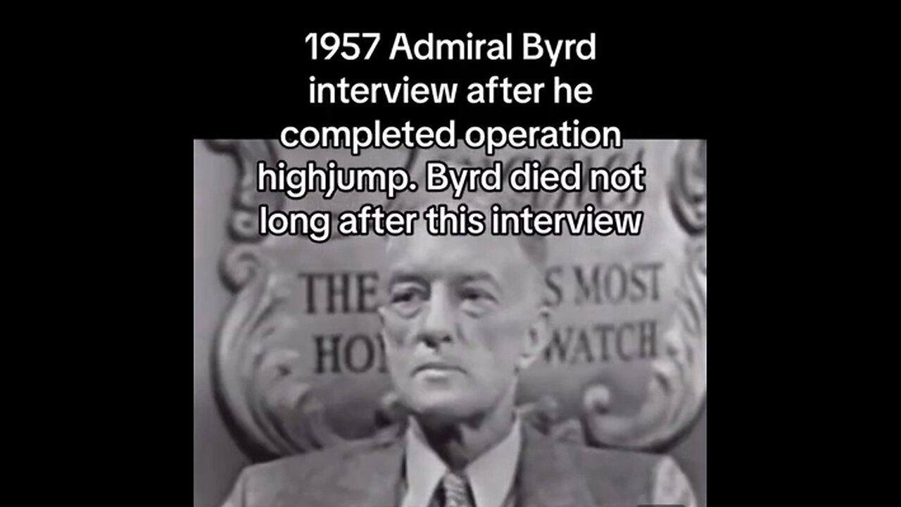 Admiral Byrd - An Area Of Land As Big As The United States Discovered Below The South Pole