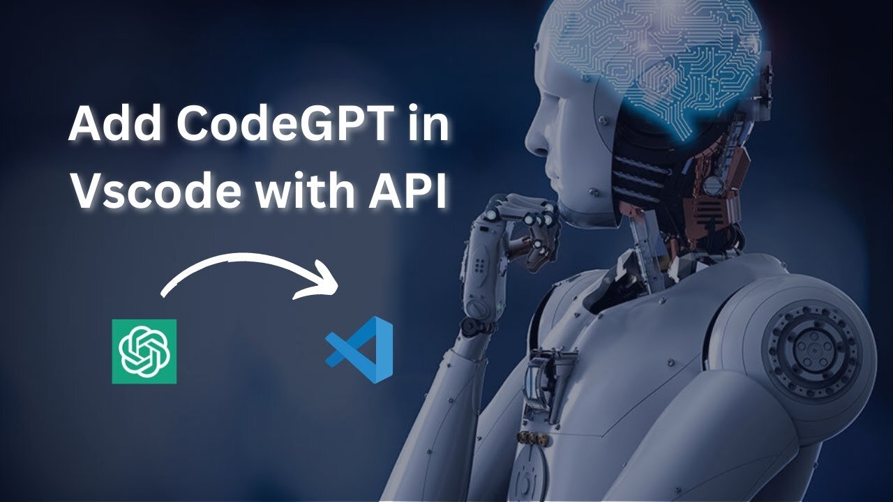 Add CodeGPT in VS Code With API Key || install chat GPT extension for visual studio code #chatgpt