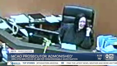 MCAO prosecutor "admonished" after ABC15 reporting