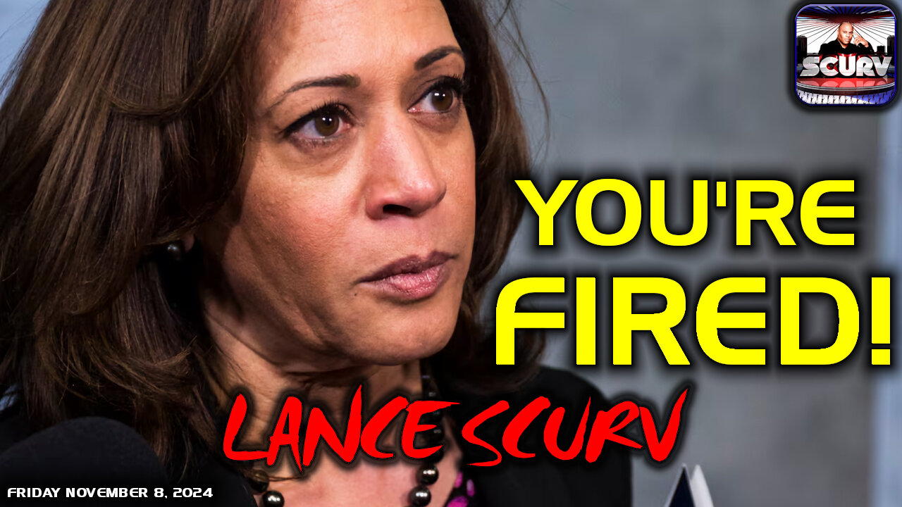 KAMALA HARRIS IS SYMBOLICALLY "FIRED" AFTER HER LANDSLIDE LOSS! | TRACEY J. & LANCESCURV