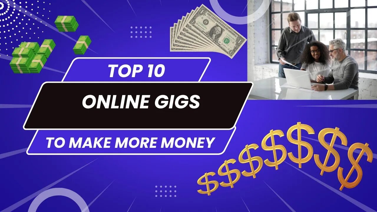 Top 10 Online Gigs to Make More Money | Make Money Online (Full) Bob Nevin