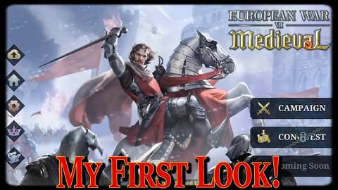 First Look At European War 7 Medieval Ages (Only on iOS right now)