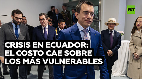 Experto: El costo de la crisis en Ecuador recae sobre los hombros de quienes menos tienen