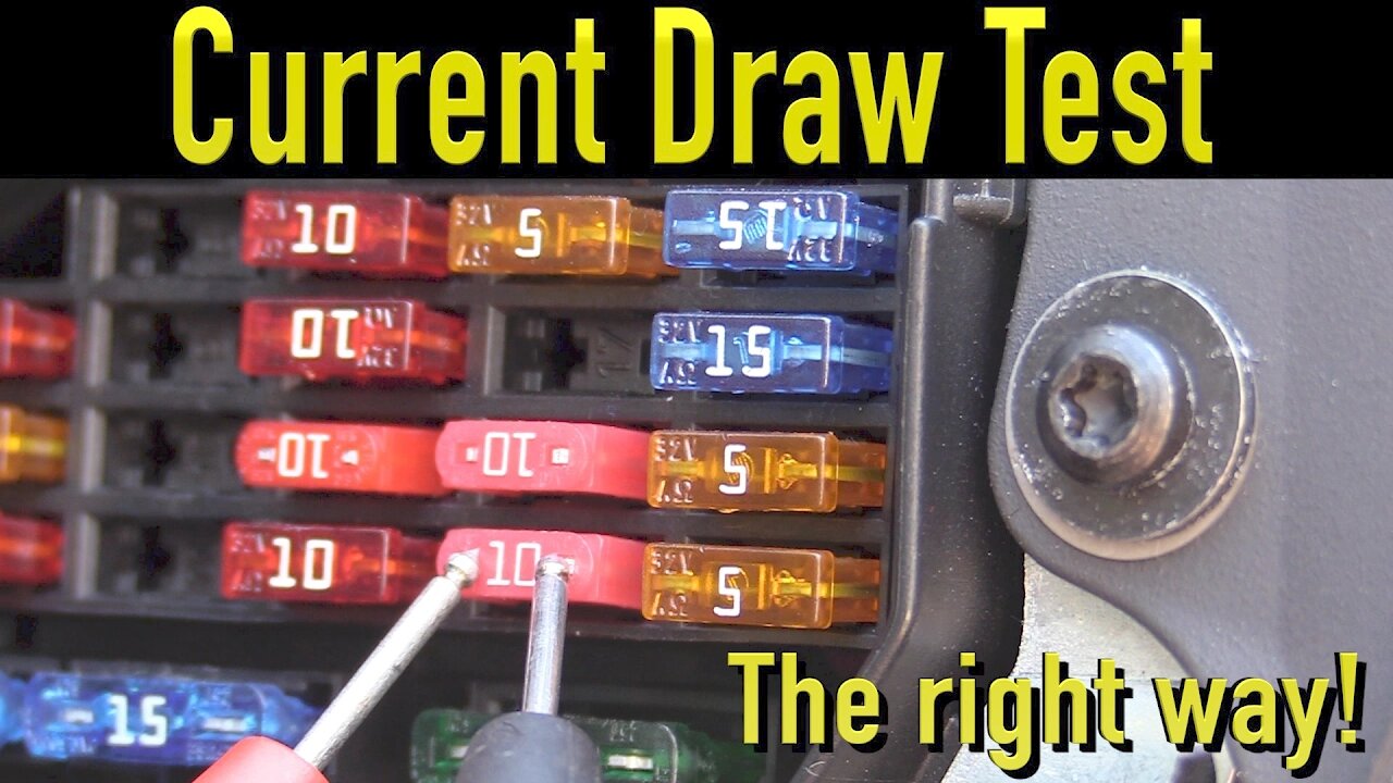 The BEST Way TO Perform a Parasitic Draw Test