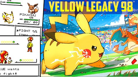 Pokemon Yellow Legacy 98 - GBC Pokemon ROM Hack with Spaceworld sprites