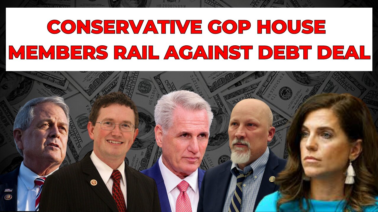 Conservative GOP House Members Rail Against Debt Deal !!!