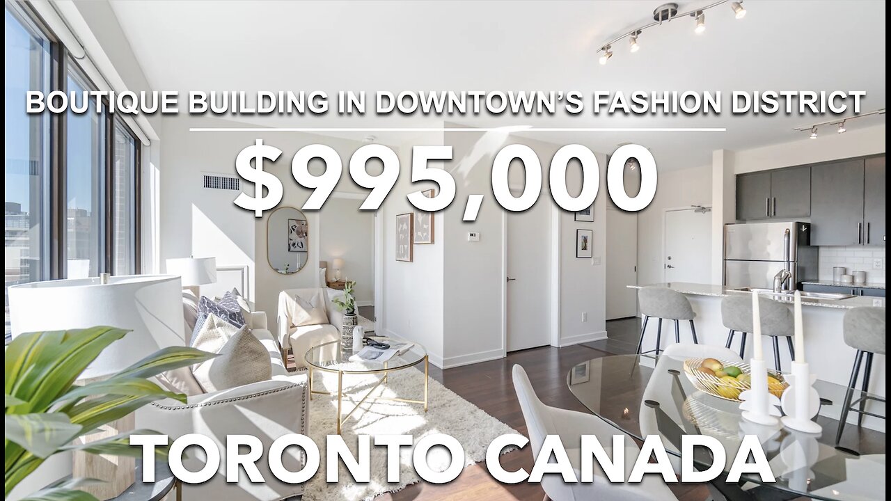 Boutique Condo For Sale in Toronto's Fashion District. Top rated Toronto real estate agent