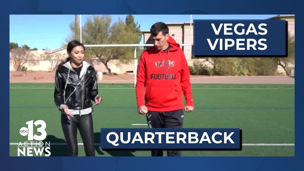 Meet the Vegas Vipers quarterback, Luis Perez