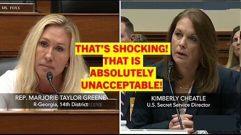 Rep. Marjorie Taylor Green (R-GA): That's Shocking! That is Absolutely Unacceptable!