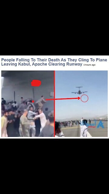 People falling to their death as they cling to plane leave Kabul