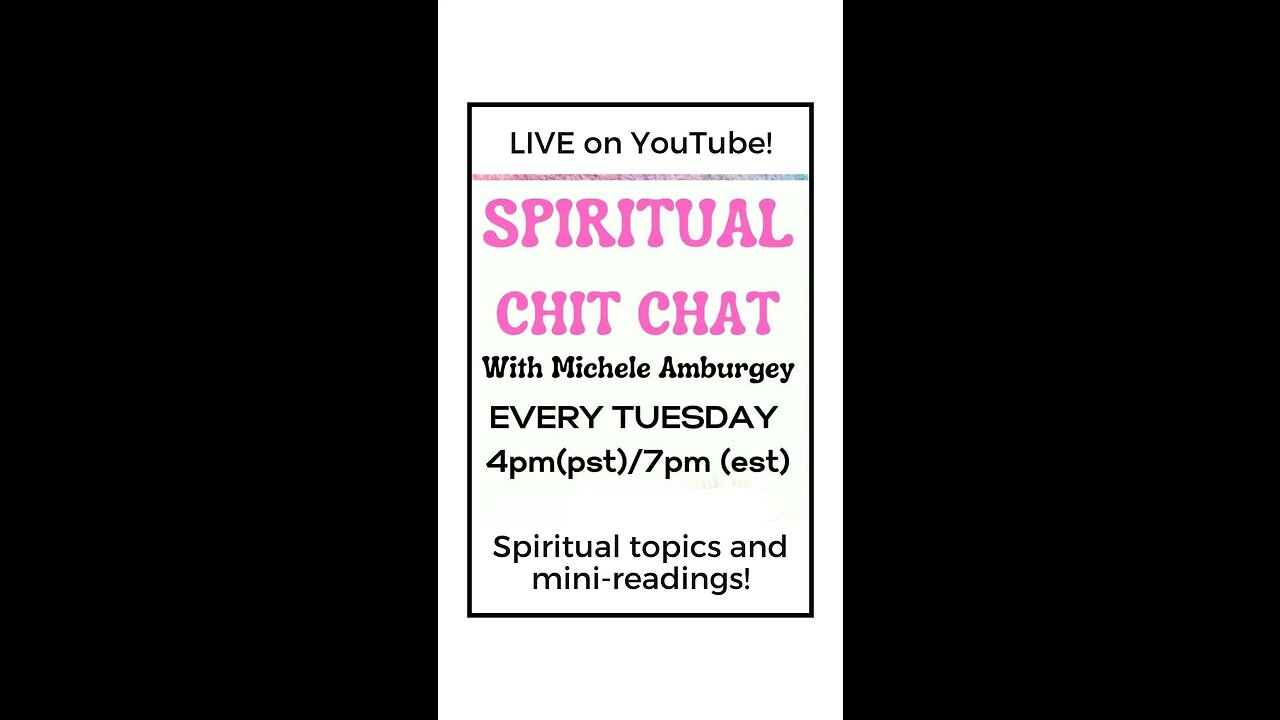 Spiritual Chit Chat Live!!