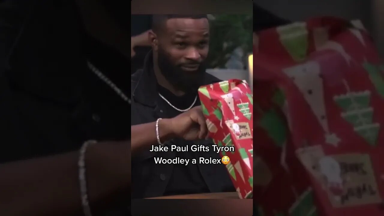 Jake Paul Gifts Tyron Woodley a Rolex!