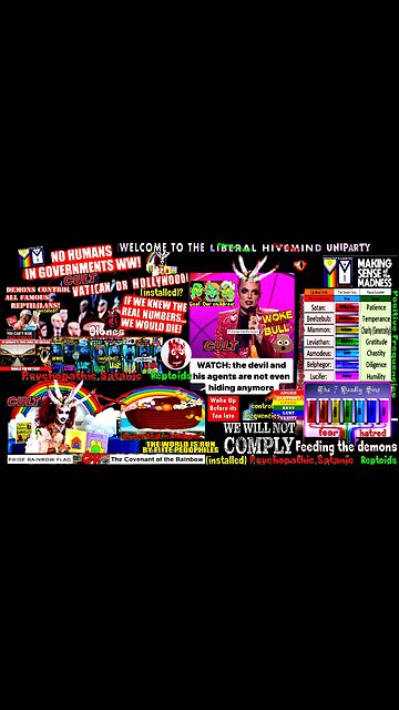 Watch : The Devil and His Agents are not even Hiding Anymore (related info and links in description)