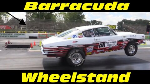 10 Second Plymouth Barracuda Wheelstand Jegs SPORTSNationals