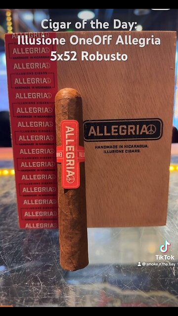 Cigar of the Day: Illusione OneOff Allegria 5x52 Robusto #Shorts #Cigars #Short #Cigar #SNTB