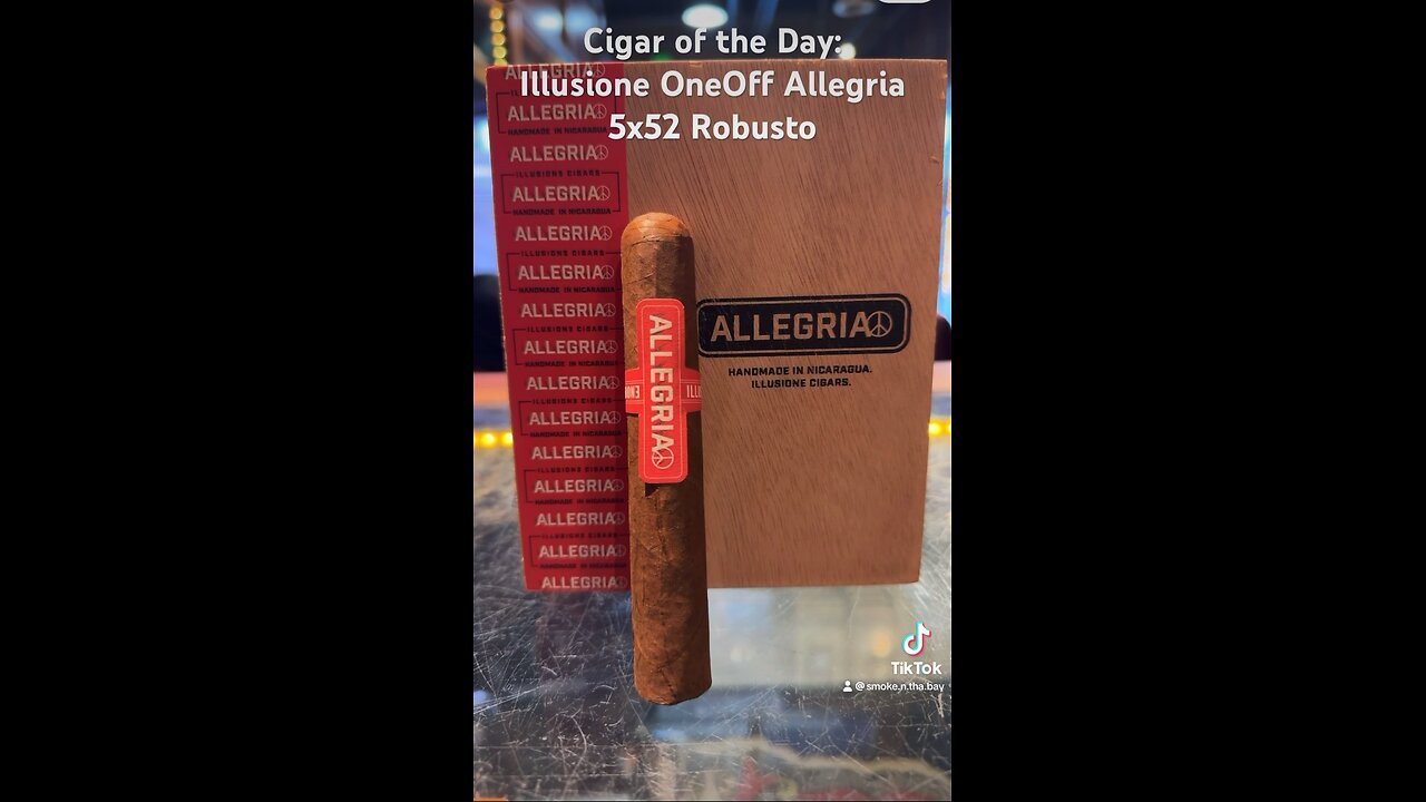 Cigar of the Day: Illusione OneOff Allegria 5x52 Robusto #Shorts #Cigars #Short #Cigar #SNTB