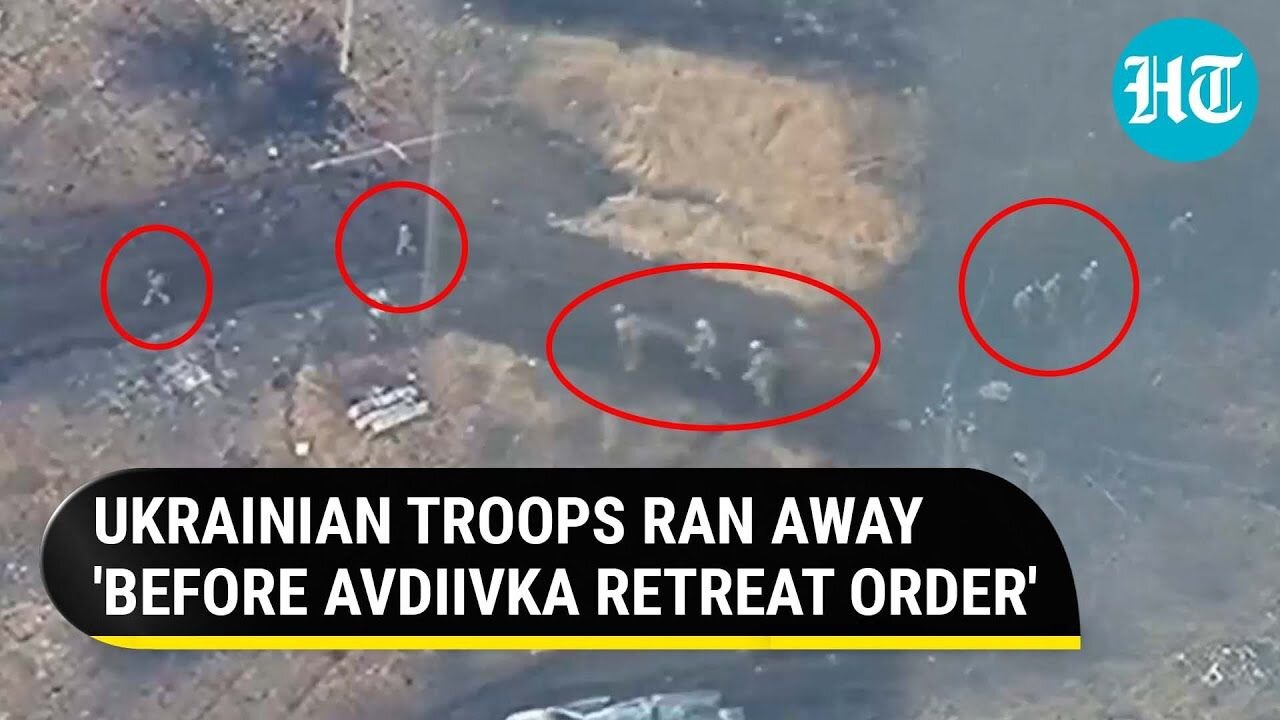 'Spooked' Ukrainian Troops Caught Fleeing Avdiivka 'Day Before Kyiv's Retreat Order'