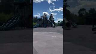 The playground at Moncton Zoo