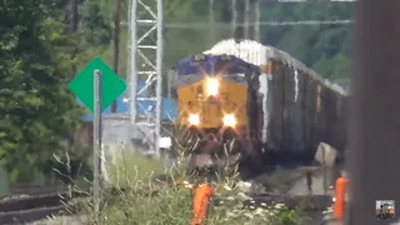 CSX Trains from Greenwich, Ohio July 20, 2024 Part 2