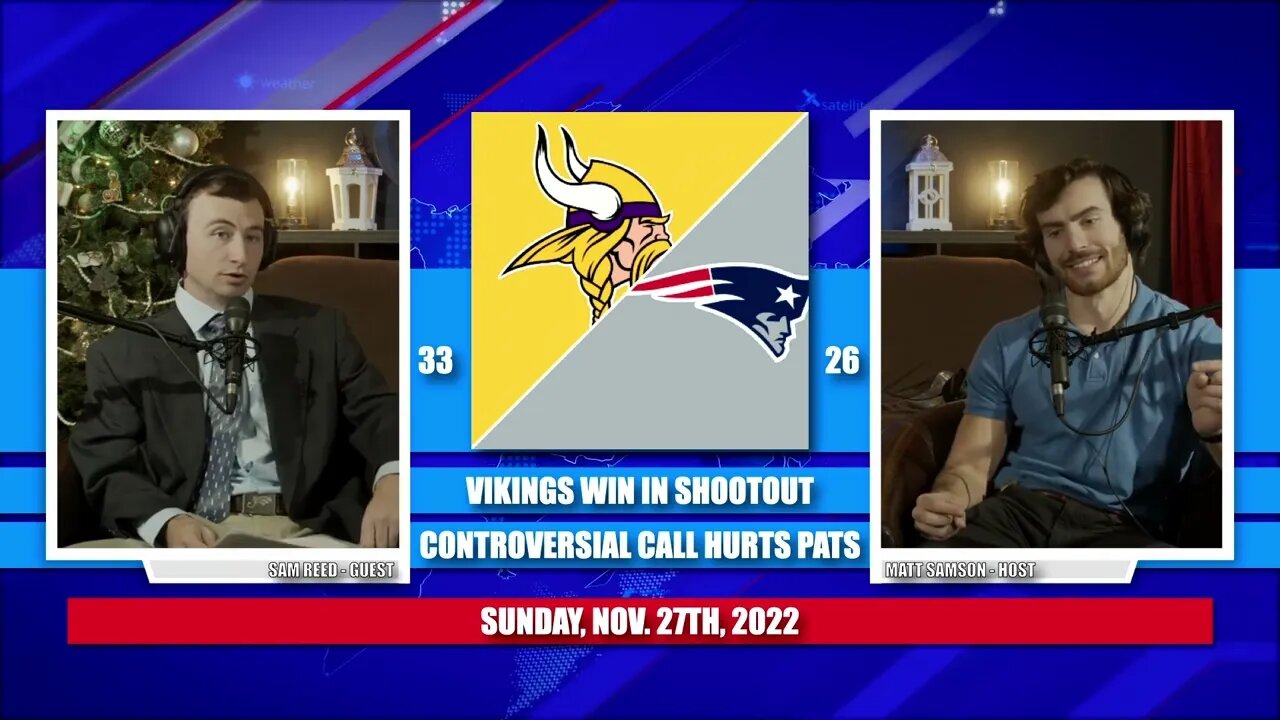 Vikings beat Patriots on controversial call| | Sidelined Ep.12