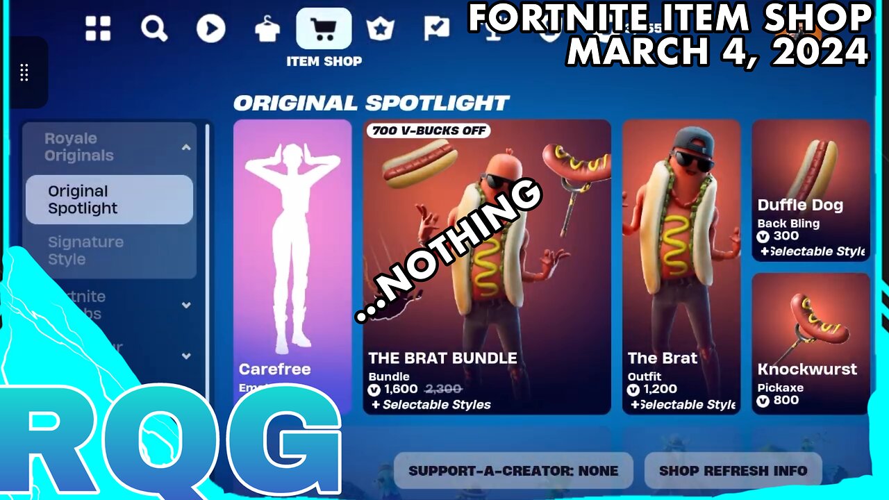 THEY DIDN’T EVEN ADD ANYTHING… FORTNITE ITEM SHOP (March 4, 2024)