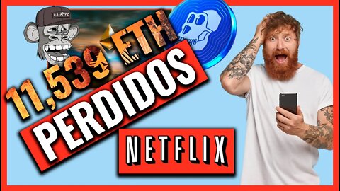 MAIS DE 11.000 ETH PERDIDOS E NETFLIX ENTRA NO MUNDO NFT (JOGADOR DA MLB BLOQUEIA U$ 34 MILHÕES)