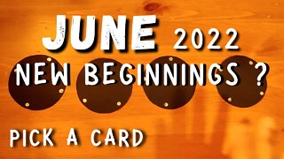 Your NEW BEGINNING + JUNE Tarot Predictions || MONTH AHEAD PICK A CARD TAROT