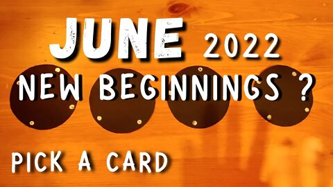 Your NEW BEGINNING + JUNE Tarot Predictions || MONTH AHEAD PICK A CARD TAROT