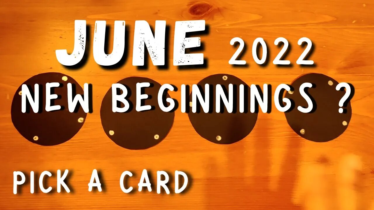 Your NEW BEGINNING + JUNE Tarot Predictions || MONTH AHEAD PICK A CARD TAROT
