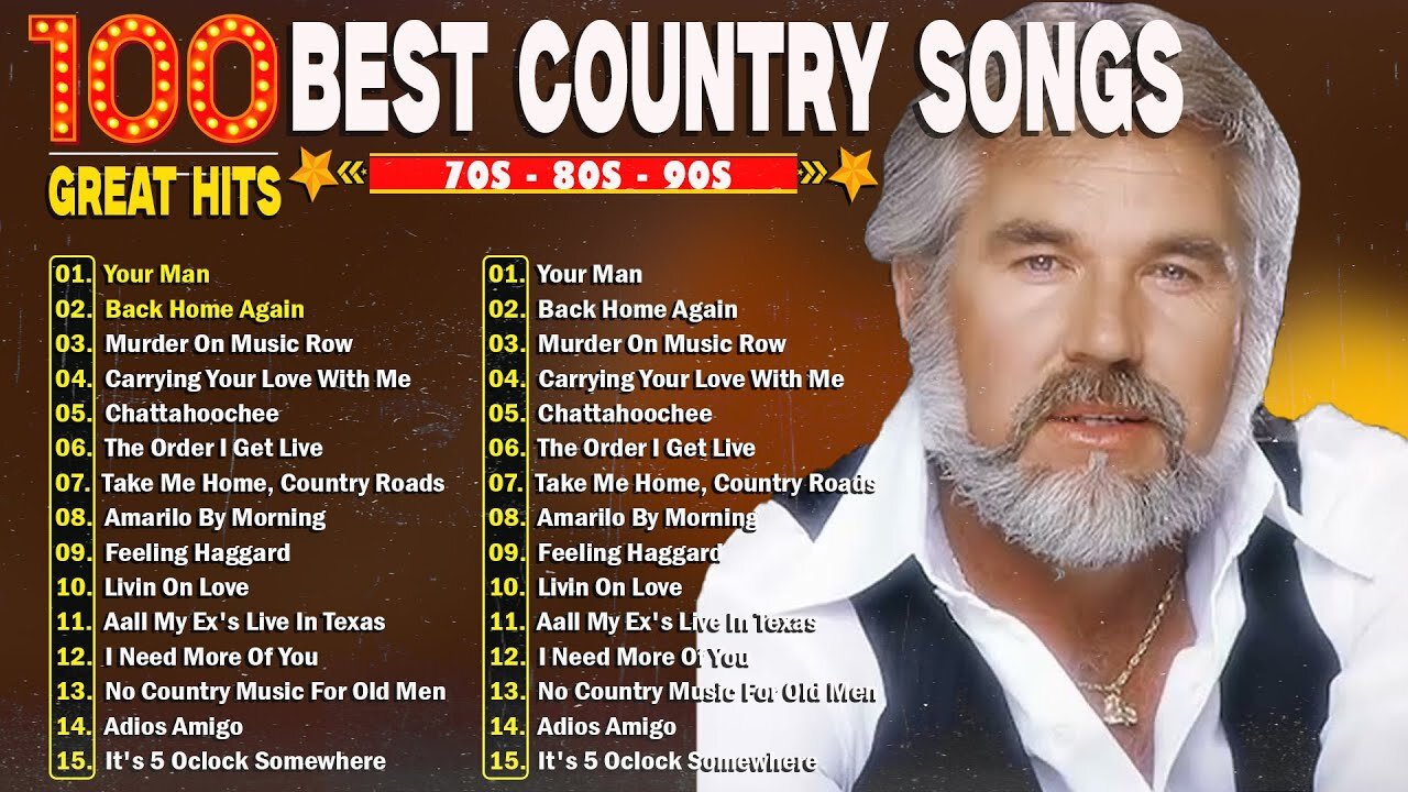 Alan Jackson, Kenny Rogers, Don Williams, George Strait -Top 100