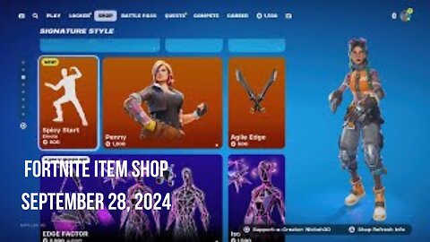 Fortnite Item Shop|September 28, 2024(*New* Spicy Start Emote)