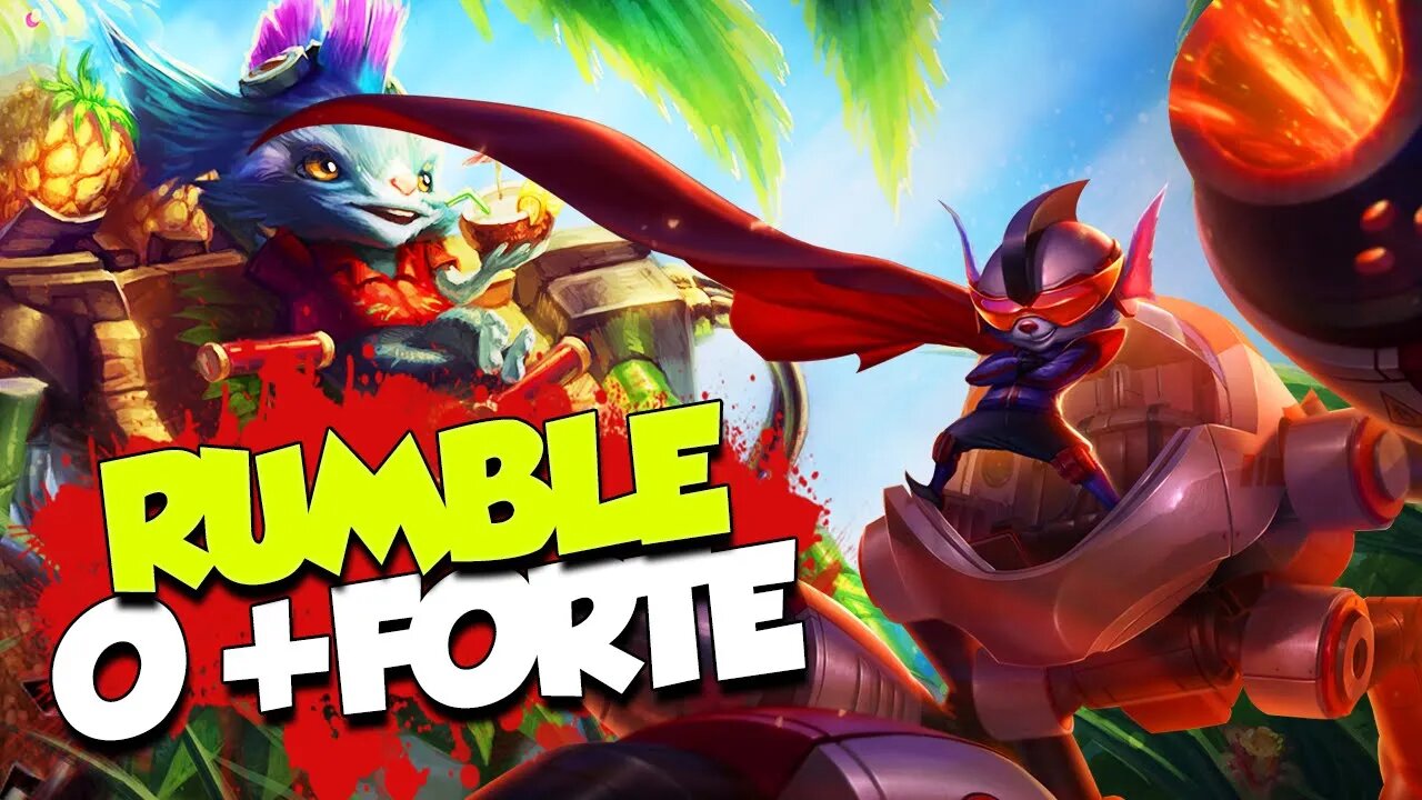 RUMBLE É O CAMPEÃO MAIS FORTE DO URF E EU POSSO PROVAR! MODO URF LOL