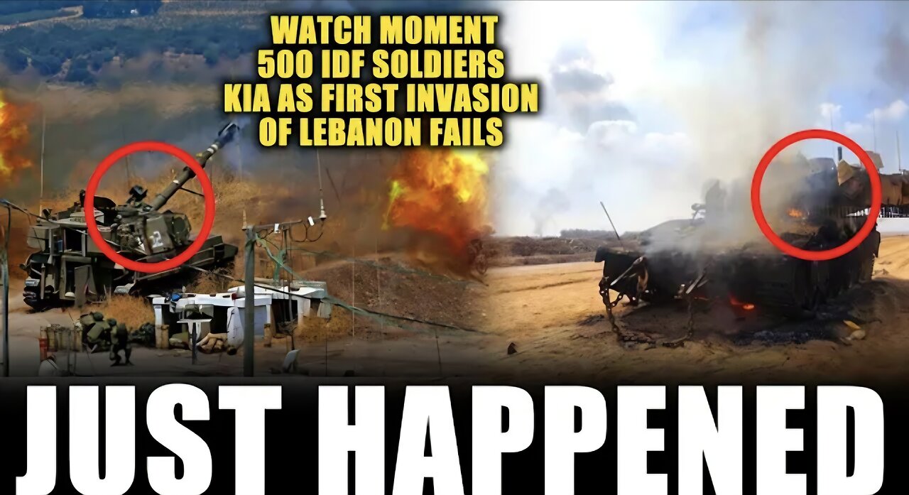 Israel's First Ground Invasion Into Lebanon ENDS IN DISASTER!