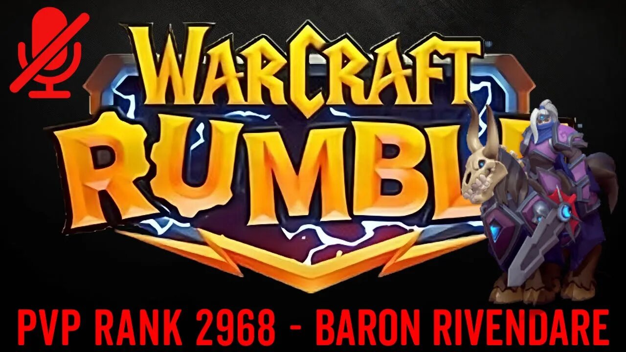 WarCraft Rumble - Baron Rivendare - PVP Rank 2968