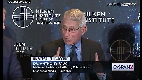 Fauci, Bright, and Dazek Caught Wargaming COVID VIrus and mRNA Vaccine Rollout - 10-29-19