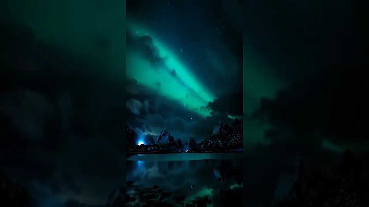 Stunning Northern Lights #natureshortsvideo #relaxing #short