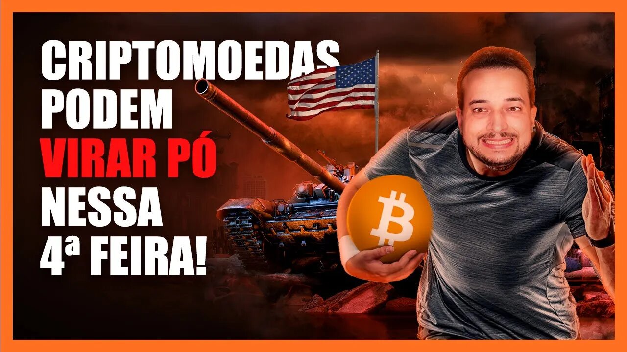 BITCOIN e ETHEREUM podem virar pó nessa 4ª feira!