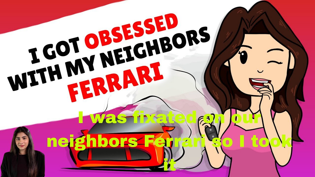 I was fixated on our neighbors Ferrari so I took it