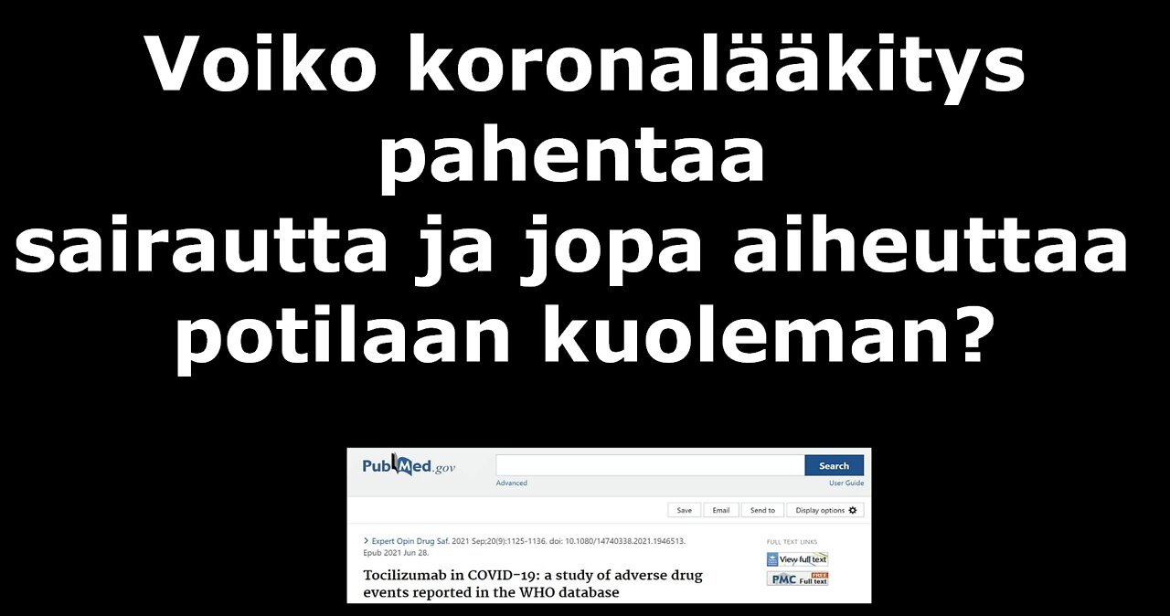 Voiko koronalääkitys pahentaa sairautta ja jopa aiheuttaa potilaan kuoleman